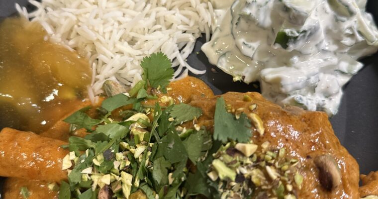 Tikka Masala med lammlägg